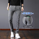 Jeanswest Jeans Men's 2024 Spring y Autumn New Fashion Fashion Faet Slim Foot High Elastic Spring y Autumn Casual Pants 6636 Gray 33 Altura 170-185 cm de peso 140-150Jin [Jin equivale a 0.5 kg]