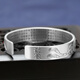 Jiangjianyue silver bracelet men's style silver bracelet men and women's style silver retro heart classic five emperors silver bracelet open-mouth bracelet SN3271 Five emperors coins bracelet [999 silver style]