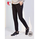 Jordan QIAODAN sweatpants men winter knitted pants men loose casual hoodie pants sports pants men style F-black (small logo) woven trousers-XYK13962 190/3XL