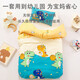 9I9 Capa infantil de 3 piezas Set de 3 piezas Cubierta de algodón puro cubierta de almohada cubierta de cojín de colchas de colchas para bebés Suministros A119
