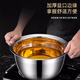 FISDDIS 304 stainless steel oil basin commercial kitchen oil sauce basin thickened lard oil tank seasoning basin soy sauce tank 9 inches
