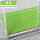 Dog cage pads can be spliced into pet dog cage pads, cat cage foot pads, grid anti-snagging feet, ventilated floor mats, rabbit cage special, green 30x30cm, any cut, 6 pieces