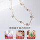 Liuguifu Jewelry 18k gold necklace freshwater pearl clavicle chain thin chain set chain birthday gift for girlfriend