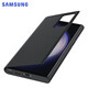 三星（SAMSUNG）Galaxy S23 Ultra原装手机壳 智能视窗保护套s23u插卡式保护壳 黑色