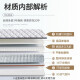 Haima Ziyue Home Furnishing 15cm thick Simmons mattress independent spring thin 10cm high box bed natural 3E coconut brown soft and hard latex A style 10cm thick: knitted fabric + silent spring 1350mm*2000mm
