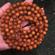 Ziwei Dai price-saving pony bracelet Taihang bracelet 108 pieces aged red oil high oil dense neck hanger perfect round 12108 pieces red oil horizontal lines