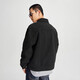 
Lee Comfortable Lapel Imitation Wool Grey Men's Long Sleeve Jacket