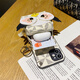 Tongrubi is suitable for Huawei mate60pro mobile phone case p70pro crossbody p50 coin wallet p30Pro creative p20lite beige shell + (white eyes owl) schoolbag - white Huawei other models