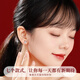 Old Fengxiang Weekly Parring Stud Women Silver Needle Beard Bajón de regalo Juego de regalo de regalo de aniversario de cumpleaños para novia y esposa Baja de regalo de rosa francés * Entrega de almacén local cerca