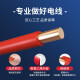 Chint (CHNT) wire and cable power cord copper core household wire flame retardant single copper wire wire 2.5 square meters 100 meters red