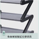 Anya simple shoe rack multi-layer home door creative Z-shaped shoe rack multi-layer dust-proof shoe cabinet steel pipe style 3-layer small size