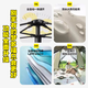 
Mengduofu [Shop Manager highly recommends] Tent outdoor, fully automatic quick opening outdoor tent set, rainproof wild camping tent, 4-6 people, large upgraded two doors and two windows + moisture-proof mat, moisture-proof mat + windproof rope + storage bag + floor nail