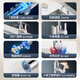 Hengjie (HEGII) kitchen faucet zinc alloy sink hot and cold water 360 rotating high throw faucet HMF123-411B