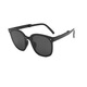 Murata Inao sunglasses, sunglasses, folding sunglasses, GM sunglasses, polarized sunglasses for women, slimming, sun protection, black frame, gray film