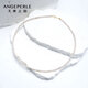 Angel's Tears 18K Gold Freshwater Pearl Necklace Millet Beads Baby Beads Clavicle Chain Birthday Gift Valentine's Day Gift for Girlfriend