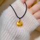 Xiaopangfu-Halskette, ein sicherer Schließanhänger, chinesisches Design, Nische und vielseitiges Geschenkgeschenk, Golden-Xiaopangfu Halskette 1