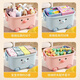 Pastoral Flower House New Year Decoration Children's Toy Storage Box Frame Building Block Storage Box Home Baby Organizing Box Large Capacity Clothing Medium Size - Pink Piggy 1 Pack