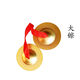
Copper cymbals three sentences and half props children's toys percussion instruments grab Zhoushou Gong imitates copper small gong + small cymbal