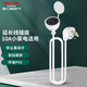 DELIXI power socket extension cord/wire socket/socket electric vehicle charging extension cord/plug strip/row plug 10A to 10A, total length 0.6 meters