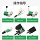 
Yeren DB9 black solderless joint, upgraded 2 rows and 9 pins, RS232/485 plug, male vinyl screw [thin model] with screwdriver, 5 packs, CKX21B