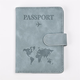 GPHF Deutsche Anti-Diebstahl-Pinsel-Magnetschnalle RFID Multifunktion Passportschutz Hülle Flugticket Clip Passport Reise Wallet ID-Kartenbeutel hellblau
