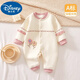 Disney baby clothes spring, autumn and winter new onesie cotton warm six months baby autumn clothes baby girl cotton pajama autumn strawberry princess 66cm