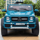 Bon enfant Zhi Mercedes-Benz Autorisé la voiture électrique autorisée à emmener un véhicule tout-terrain adulte avec des jouets de poussette à télécommande à deux places à quatre roues super grandes, White haut de gamme + roue douce + siège en cuir double