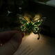 Cela Butterfly Brooch Insect Animal Light Luxury Copper Gold Plated Translucent Sparkling Birthday Gift Packaging Butterfly Brooch A01-202