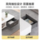 Yameile coffee table for living room, modern and simple, small household double-layer storage with drawer coffee table table