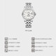Plum Blossom (Titoni) Ruiying Men's Universe Serie Automatic Mechanical Week Kalender Herren Uhr 40mm Silberplatte 797 S-695