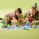 
LEGO [JD Logistics, Japan Direct Mail] Building Blocks and Toys Debao Big Grain Series Early Education and Education World Animals 10975