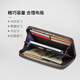 Cnoles Herren Brieftasche Lange Kapazität Coin Wallet Bank Kartentasche ID Handtasche Geburtstagsgeschenk für Freund Ehemann