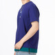Adidas short-sleeved men's clothing 2025 summer new sports loose comfortable breathable casual round neck half-sleeved shirt top T-shirt HE9922 purple (pure cotton) 2XL