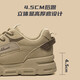 Huili men's shoes, work shoes, summer thick sole men's outdoor work shoes, labor protection shoes, men's Martin boots and casual shoes, khaki 42