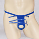 Männer sexy Unterwäsche für Männer für die schwarze Front-Eröffnung von Männern Eröffnungsleder T-Pants Sex Unterwäsche für Männer Tanga Red One Size