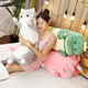 Princess Bear Pillow Girl Doll Long Strip mignon poupée somnifère coussin jouet peluche tissu dessin animé animal Unicorn 70 cm
