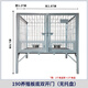 HKML dog cage large dog outdoor with toilet sturdy Labrador Golden Retriever German Shepherd steel reinforced medium dog kennel single layer 190 breeding board bottom double open cage Ningxia, Gansu, Qinghai