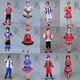 
Wei Jie's costumes of 56 ethnic groups have strong children's performances, boys and girls' dance performances, Miao Yi, Uzbek men (C-3519) 170