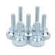 Gold super high head knurled hand screw GB834 step screw double-layer large head adjustment bolt M3M4M5M6M8 M4*10 (10 pieces)