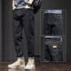 Charluoel Jeans Spring and Automne Pantalon Pantalon nouveau Pantalon Straight Men's Pantal