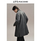 PeaceBird Men's Clothing [lana de sarga] abrigo de lana de lana de lana de invierno
