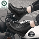 Woodpecker COS Comicausstellung Erhöhte Schuhe 12 cm Martin Boots Herren -Leder -Leder Britisch -Stil Unsichtbarer innerer Erhöhung 10 cm Motorradstiefel Schnalle + Seite Reißverschluss Schwarz 12 cm 40