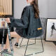 Einfache Richtung Denim Jacke für Frauen Internet Promi Trendy Kurzer loser und vielseitiger 2025 Frühlings- und Herbst-neue Denimjacke für Frauen Top 9929# Bildstil Rauchgrau 10xl S Empfohlen 80-100jin [Jin entspricht 0,5 kg]