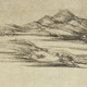 L'ancien paysage peinture parchelle de la compensation d'automne du village de pêcheurs de Yuan Nizan est un parchemin de peintures de paysage anciennes par des répliques de peintures antiques accrochées au village de pêche du Yuan Nizan est une image de la clairière de l'automne de la taille du coeur du yuan nizan.