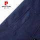 皮尔卡丹（pierre cardin）经典双排扣风衣男短款春秋季轻薄款新品韩版潮流帅气商务修身外套 黑色 175/L