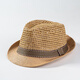 Billsurf Summer Men's Cat's Spring Jazz Hat Sunshade Men's Ptrew Hat Casual British Topper Cool Hat Thin Hat's Hat Breathable Korean Style Trendy Hat Khaki Color One Taille 56-58CM)