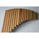 Beijing Instrumento étnico tradicional Musical chino Panflte Bitter Bamboo Panflute Programación Sound 15 Tube Garniz G-ajust envía una bolsa de terciopelo dorado