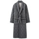 Yamulan Winter Baumwollbademäße Bademantel Bademantel Bademantel warme Pyjamas reine Baumwollklemme lange große Größe des Baumwollstils 1047-100% reines Baumwoll in und außerhalb 175 (XL)