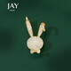 Jay rabbit brooch, cute corsage for women’s zodiac year, birthday gift for elders, mother and mother-in-law