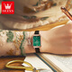 Swiss Green Ghost Watch Women's Women's Small Green Green Watch Retro Mechanical Watch Top Diez Marcas Mujeres Mujeres 6624 Cinturón de colección de relojes verdes pequeños de cuero negro